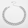 Nuevos Productos Transfronterizos Europeos y Americanos, Collar Gargantilla de Cadena Cubana Estilo Punk Exagerado, Accesorio de Ropa Versátil