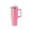 Taza de Coche Personalizada de 40 Manijas Acero Inoxidable 304 Taza de Hielo para Mantener Frío de Coche Gran Capacidad Portátil para Exteriores Taza con Popote
