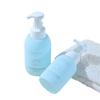 Garrafa de espuma para higienização de mãos azul, 300/500ml, para uso doméstico, garrafa vazia de espuma para hotel, para animais de estimação, garrafa de bolha
