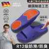 Pantuflas antideslizantes especiales para personas mayores y mujeres embarazadas, sandalias de PVC de suela gruesa para verano en interiores, hogar, baño, ducha para hombres y mujeres