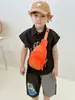 Yx Bolsa Exterior Infantil de Moda, Cangurera para Niños, Mochila Ligera de Nylon Resistente al Agua, Bolso Cruzado Unisex para Bebé, Moderno