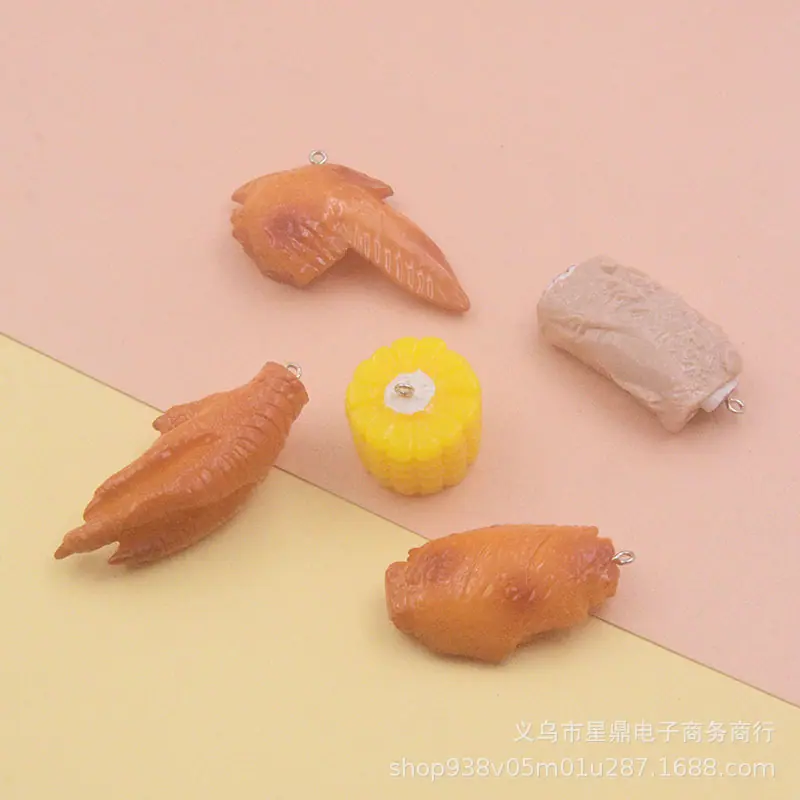 树脂仿真玉米鸡翅排骨1
