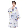 Impermeable Infantil para la Escuela, Estilo Largo para Niños y Niñas, Protección de Cuerpo Completo Contra Lluvia Fuerte, Adecuado para Estudiantes de Primaria y Secundaria, Niños Mayores y Uso en Bicicleta