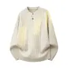 2026 Nuevo Suéter de Punto con Cuello Redondo para Hombre Otoño/Invierno Transfronterizo Moda Juvenil Estilo Coreano Camisa Básica Casual