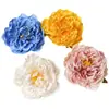 Flor Artificial 15cm Cabeça Grande de Flor de Peônia Decoração de Casa Arranjo de Flores para Casamento Flor Falsa Material para DIY de Flor Artificial
