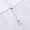 Nova haste para miçangas DIY, haste de pingente acessório de chaveiro de miçangas coloridas em forma de cabaça, em estoque