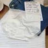 Pantaletas de Modal Sin Costuras para Niña con Refuerzo de Seda de Morera, Cintura Alta Elástica de Encaje, de Cintura Media, Bragas Ajustadas a la Cadera para Mujer
