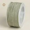 Corda Redonda Pequena 2mm 3mm Pulseira Artesanal Cordão para Colar Cordão para Pingente Fio para Joias Cordão DIY Venda por Atacado