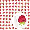 20x 33cm série de frutas morango couro de PVC couro artificial couro estampado 1Yc25532