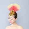 Flor de Cabeza de Xishuangbanna Nuevo Estilo Étnico Performance Étnico Venta al por Mayor Escenario de Danza Clásica Performance de Baile Mujeres Modernas