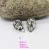 Suministrado directamente por el fabricante: Conector de Tres Vías Cabeza de Mono de Aleación de Plata de Xizang, Conector de Tres Vías Regreso del Gran Sabio, Accesorios Mayoristas de Bodhi Estrella Luna Vajra