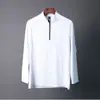 Roupas de Corrida Fitness Casuais com Zíper Parcial, Respiráveis, de Manga Longa, Outono e Inverno, para Homens e Mulheres, Moda para Treinamento em Equipe
