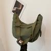 2024 Nueva Moda Bolso Bandolera Commuter Pequeño Multitud Gran Capacidad Bolso Dumpling Casual Combinable Pana Portátil