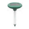 Repelente de Topos Alimentado por Energía Solar Transfronterizo, Repelente para Serpientes y Ratas de Exterior, Repelente Ultrasónico Impermeable para Animales para Céspedes y Jardines
