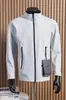 Cortavientos casual deportivo para exteriores con cuello alto, chaqueta deportiva impermeable y a prueba de viento 13124