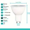 Foco Led Transfronterizo Luz Led Gu10 Estándar Us 6W Sin Parpadeo Portalámparas Foco Fuente de Foco para Carril Cumple con Ul
