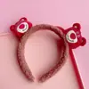 Diadema de Felpa para Niñas Sanrio Melody Gui Dog Lavar la Cara Borde Ancho No se Inclina Linda Diadema para la Cabeza de Dibujos Animados