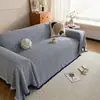Hilo de Algodón Color Tejido Patrón de Diamante Manta Multifuncional Borla Cubierta de Sofá Tela Sala de Estar a Prueba de Polvo Toalla de Sofá Dropshipping