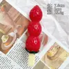 Horquilla de calabaza de azúcar de simulación creativa con personalidad, divertida y divertida comida, pinza de pico de pato, red roja, accesorios para el cabello al por mayor