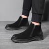 Botas Martin para Homens 2026 Outono Novo Estilo Botas de Couro de Cano Alto Retrô Botas Curtas de Cano Médio Britânicas para Homens Botas de Trabalho para Homens