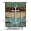 Estilo Nuevo Especial Original Serie Ancla de Barco Moderna Simple Poliéster Impermeable a Prueba de Moho Cortina de Ducha YL1511