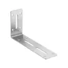 Código de ángulo engrosado de acero inoxidable soporte de ángulo recto de 90 grados soporte de ángulo tipo L soporte de placa de estante pieza de fijación de conexión de muebles