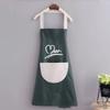 Delantal Impermeable y a Prueba de Aceite para Cocina Casera, Cocina, Halter, Restaurante, Cafetería, Ropa de Trabajo, Impresión de Logotipo Personalizado