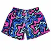 Pantalones cortos de playa para hombre en stock de fábrica transfronteriza, hasta la rodilla, casuales, holgados, estilo americano deportivo de baloncesto