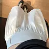 Falda Blanca con Encaje Empalmado y Cintura Ancha 2026 Verano Nueva Falda de Color Sólido Línea A Adelgazante para Mujer
