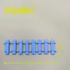 Valla larga de madera, valla pequeña colorida, valla de pared, flexible, para mesas de arena, decoraciones de suculentas, adornos de micro paisajismo