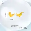Colgante de mariposa y calabaza estilo antiguo chapado en oro, simple, de moda, incrustado con diamantes, para hacer tú mismo, lindo, tridimensional, accesorios de joyería de marca de moda, venta al por mayor