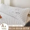 Funda de almohada larga acolchada anti-saliva anti-aceite para el cabello doble funda de almohada pareja tira larga funda de almohada integrada resistente a la suciedad especial para núcleo de almohada