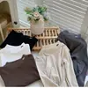Camisa Rantuo para niña 2026 nuevo estilo top casual de manga larga para niños capa base de moda versátil para niños pequeños transfronterizo