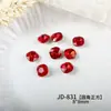 Novedad de moda Puntiagudo Atrás Suelto Diamante Accesorios para Uñas Arte al por Mayor Forma de Corazón Mezclado Decoraciones 3D para Uñas