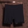Pantalones de seguridad antiexposición de verano, leggings de cintura alta que contraen el vientre, ropa interior de mujer con borde de encaje, pantalones cortos de tres puntos de seda de hielo sin costuras
