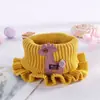 Cachecol Infantil, Cachecol para Bebê, Gola, Conjunto de Inverno, Cachecol Quente de Tricô para Homens e Mulheres, Gola de Renda com Desenho