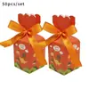 Caja de Jarrón Transfronteriza, Caja de Regalo para Cumpleaños Infantil, Caja de Empaque de Dulces con Diseño de Dinosaurio de Dibujos Animados, Caja de Papel Sencilla para Joyería