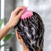 Escova de Shampoo de Tpr em Estoque para Limpeza e Massagem do Couro Cabeludo, Esfoliação Profunda do Couro Cabeludo, Ferramenta Anti-Coceira, Adequada para Uso Seco e Úmido