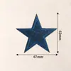 Parche Bordado de Estrella de Cinco Puntas con Lentejuelas de Colores Parche Bordado de Lentejuelas Autoadhesivo Accesorios de Ropa DIY Venta al por Mayor
