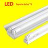 Lâmpada fluorescente T8LED emergência tubo único tubo duplo lâmpada de oficina completa 1,2 m suporte lâmpada tubo fluorescente LED brilhante