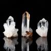 Racimo de Cristal Blanco Natural Piedra en Bruto de Cristal Blanco Espécimen de Mineral de Cristal Piedra Desmagnetizante Piedra Difusora Adornos Decorativos para Acuario
