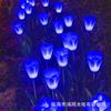 Lámpara de tulipán led linterna de simulación lámpara decorativa lámpara de ramo luz nocturna planta verde venta al por mayor linterna navideña lámpara decorativa