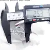 Pingente de Letra D Fashion com Strass Prateado Acessórios para Joias DIY Liga de Zinco Galvanizada Superfície Brilhante Pingentes para Colar Pulseira