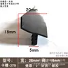 Tira de Vedação para Ranhura de Vidro de Porta e Janela em Liga de Alumínio 34*30mm À Prova de Vento Tipo Ranhura com Cabeça de Cogumelo Resistente ao Envelhecimento