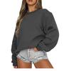 Comércio Exterior Novos Moletons Masculinos e Femininos de Outono e Inverno Soltos Casuais Esportivos Pulôveres Moletons de Outono e Inverno de Gola Redonda Blusas de Lã
