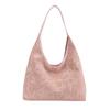 Bolsa de Ombro de Grande Capacidade Bolsa Tote Estampada 2025 Nova Versátil para o Dia a Dia Bolsa de Axila Bolsa Tote Texturizada Estilosa para Mulheres