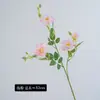 Buquê de Flores Artificiais de Rosa com 3 Galhos para Decoração de Cena, Flores de Rosa Iceberg de Alta Qualidade para Uso em Casamentos, Flores Artificiais