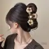 Nuevo Pinza para el Cabello de Felpa 2026 para Mujer, Pinza de Tiburón de Alta Gama para Gran Volumen de Cabello, Pinza para el Cabello Estilo Coreano, Pinza Exquisita para Niña