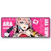Alfombrilla de Ratón Equipo Nacional 02 Tamaño Extra Grande Borde Secundario Rosa Engrosado Bloqueo de Borde Pad para Mesa de Computadora de Juego Niñas Lindo