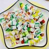 Venda quente Simulação Supermercado Loja de Conveniência de Um lado Série Chaveiro Trendy Play Fortune Bolsa Telefone Caso DIY Acessórios de Resina